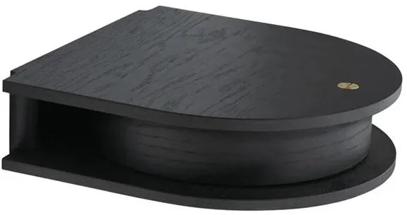 Northern Valet Væghylde m. Skuffe Sort Eg